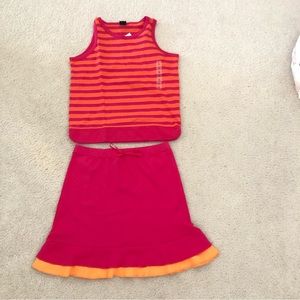 GAP Top and Ruffled Skirt